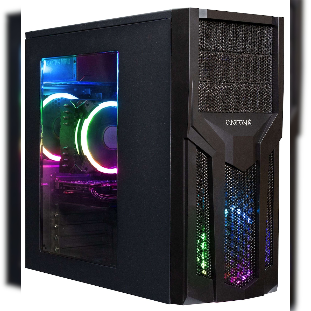 Captiva PC Advanced Gam. I80-551 (i5-14400/RX7600 8GB GDDR6/SSD 500GB/16GB/WLAN/w/o OS)