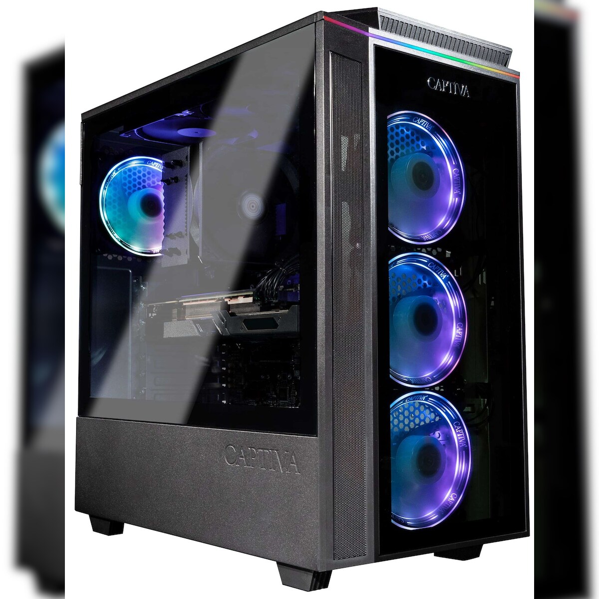 Captiva PC Highend Gam. R88-894 (Ryzen 7 9800X3D/RTX5080 16GB GDDR7/SSD 1TB/32GB/WLAN/Windows 11 Home 64-bit) Image
