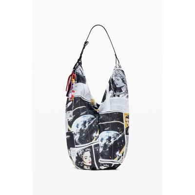 Large space newspaper shopper bag