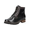 Schnürstiefelette REGARDE LE CIEL "Regarde Le Ciel Stiefelette Leder", Damen, Gr. 38, schwarz, Leder, casual, Schuhe