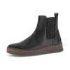 Chelseaboots GABOR "FLORENZ", Damen, Gr. 37, schwarz, Kalbsleder, Elastischer Einsatz, unifarben, casual, Schuhe, Plateau, Schlupfboots, Ankleboots mit Wechselfußbett