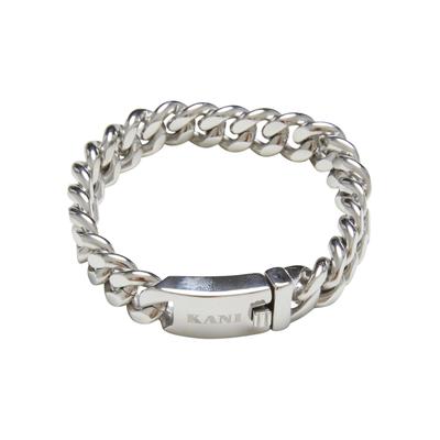 Armband KARL KANI "Karl Kani KK Retro Kani Link Bracelet", silber, Armbänder, one size Image