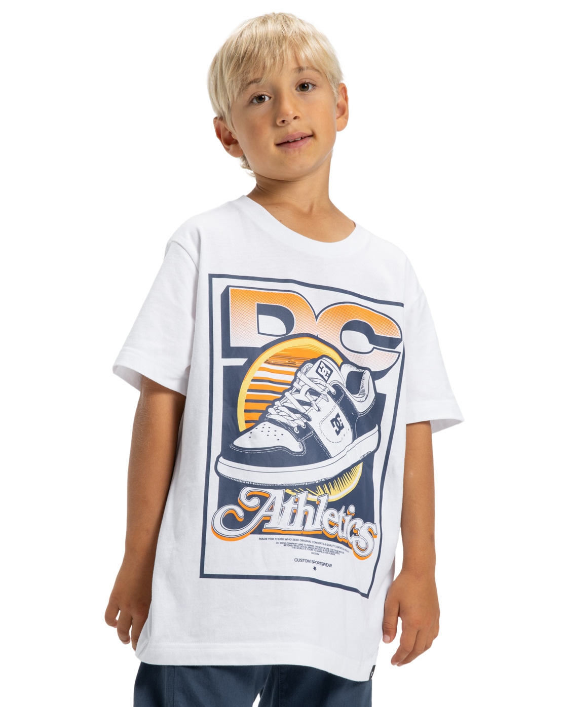 T-Shirt DC SHOES "Manteca Tribute", Jungen, Gr. 8(125-130cm), weiß, 75% Baumwolle, 25% Baumwolle, Shirts T-Shirt