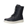Sneaker HUSH PUPPIES "Hush Puppies Sneaker Leder", Damen, Gr. 40, blau (navy), Leder, casual, Schuhe