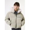 Steppjacke GARCIA, Mädchen, Gr. 164/170, grün (soft sage), Web, Obermaterial: 55% Polyethylen, 45% Polyester. Futter: 100% Polyester, unifarben, casual, regular fit taillenbedeckt, Langarm elastischer Bund, Jacken, mit Kapuze for GIRLS