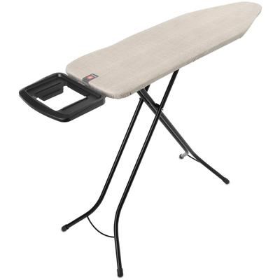 Bügelbrett BRABANTIA "Bügeltisch B, 124 x 38 cm, Dst-Mulde Solide", denim grau, schwarz, B:46,2cm T:70cm, Bügelbretter, Fairtrade-zertifiziert Image