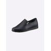 Slipper ANDREA CONTI, Damen, Gr. 38, blau (marine), Leder, Glattleder, Glattleder, modisch, Schuhe