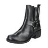 Stiefelette FLY LONDON "Fly London Stiefelette Leder", Damen, Gr. 40, schwarz, Leder, casual, Schuhe