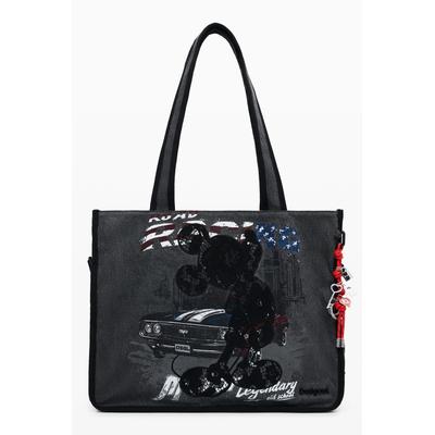 Medium Mickey denim shopper bag