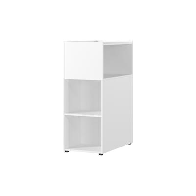 bümö Space Anstellcontainer & Raumteiler in Weiß, Regal Container mit 5 Fächer - Schreibtisch Schrank für Ordner & Akten am Bürotisch - Image