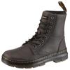 Schnürboots DR. MARTENS "Combs", Herren, Gr. 41, grau (anthrazit), Leder, klassisch, Schuhe, Schnürboots, Freizeitstiefelette mit Anziehlasche