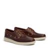 Bootsschuh TIMBERLAND "PORTOFINO PIER BOAT SHOE", Gr. 44,5, burgundy full grain, Leder, sportlich, Schuhe, aus Premium Timberland Leder