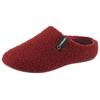 Pantoffel VERBENAS "YORK GALES", Damen, Gr. 35, rot (dunkelrot), Textil, klassisch, Schuhe, Pantoffel, Hausschuh, Homeslipper zum Schlupfen