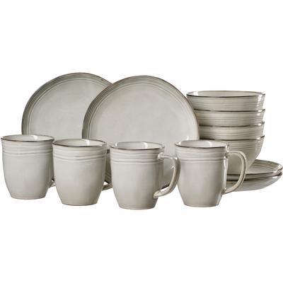 Frühstücks-Geschirrset RITZENHOFF & BREKER "Kendra", braun, 12 tlg., Steingut, Geschirr-Sets, aus Steingut für 4 Personen Image