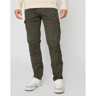 Khaki Green Slim Fit Cargo Style Trouser