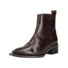 Stiefelette PAVEMENT "Pavement Stiefelette Leder", Damen, Gr. 37, braun, Leder, casual, Schuhe