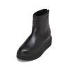 Stiefel MARC O'POLO "mit flauschigem Warmfutter", Damen, Gr. 41, schwarz, Obermaterial: 100% Leder (Rind), unifarben, Schuhe