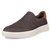 Slipper ECCO "ECCO Move M", Herren, Gr. 43, braun (dunkelbraun, cognac), Leder, klassisch, Schuhe, Halbschuh, Freizeitschuh, Schlupfschuh mit Stretcheinsätzen