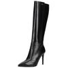 High-Heel-Stiefel NERO GIARDINI "Nero Giardini Stiefel Leder", Damen, Gr. 37, schwarz, Leder, casual, Schuhe