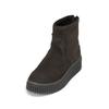 Stiefel MARC O'POLO "aus Veloursleder mit Warmfutter", Damen, Gr. 42, schwarz (schwarz graphite), Obermaterial: 100% Leder (Rind), unifarben, Schuhe