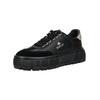 Sneaker REPLAY "Replay Sneaker Leder/Textil", Damen, Gr. 37, schwarz, Leder, Textil, casual, Schuhe