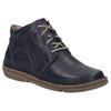 Schnürstiefelette JOSEF SEIBEL "Neele 46", Damen, Gr. 43, schwarz, Leder, casual, Schuhe, Freizeitschuh, Komfortschuh mit Wechselfußbett aus Leder