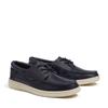 Bootsschuh TIMBERLAND "PORTOFINO PIER BOAT SHOE", Gr. 45, dunkelblau full grain, Leder, sportlich, Schuhe, aus Premium Timberland Leder