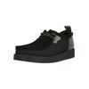 Sneaker CLARKS "Wallabee", Herren, Gr. 41, schwarz, casual, Schuhe, mit besonders stoßdämpfender Sohle