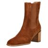 Stiefelette HÖGL "Högl Stiefelette Veloursleder", Damen, Gr. 39, nut, Veloursleder, casual, Schuhe