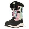 Stiefel ZIGZAG "Rasbell", Gr. 25, schwarz (schwarz, pink), Kunstfaser, Polyurethane, casual, Schuhe, mit wasserdichter Eigenschaft