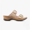 Josef Seibel Catalonia 76 Damen Leder Pantoletten Sandalen Creme