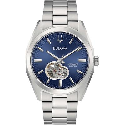 Bulova Surveyor Herren Silber Uhr 96A275 Image
