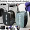 Paniers à linge pop-up portables en maille, large ouverture, organisateurs de vêtements pliables et respirants, panier à linge pour dortoir, sac à linge pour la maison