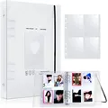 Classeur de carte Photo A5, couverture d'album Photo Kpop, 200 pochettes, Albums photos de 4 pouces, Pages intérieures, Album à feuilles mobiles, classeur de cartes Kpop