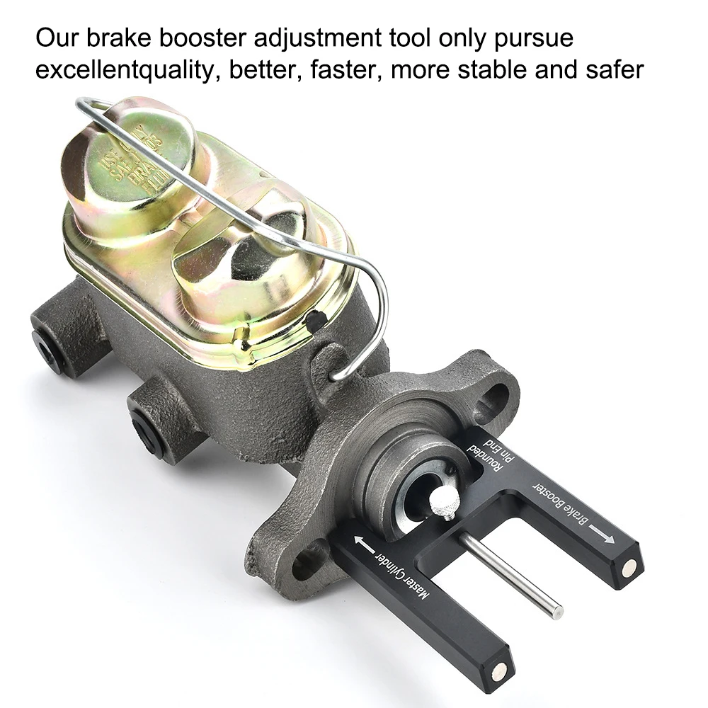 Stangenverstellungswerkzeug für einstellbare Bremsabstand des Bremspedals, Hauptzylinder, Schubstangenlängenlehre, Bremskraftverstärker, Druck Image