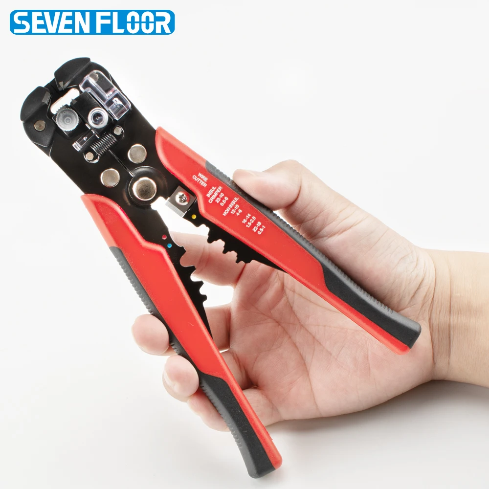 Pinza spelafili per cavi per elettricisti professionali, pinza spelafili per cavi, pinza spelafili automatica come tipo HOT/PRO