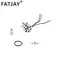 FATJAY RC Hobby Accessories 24g Brushless Motor Outrunner 2730 1300KV 1700KV 3000KV 2-3S Battery for Fixed-wing Aircraft
