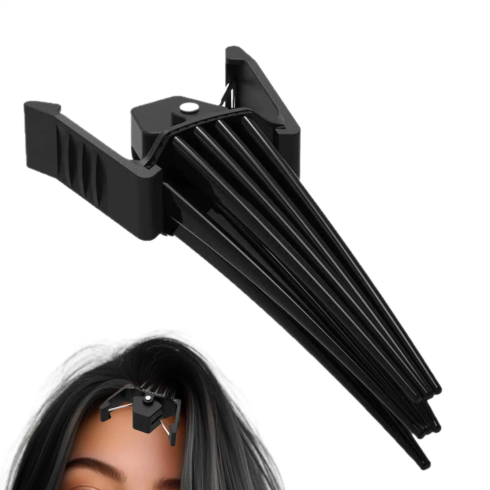 Wurzel-Clips, einfaches Haarwurzel-Volumen-Werkzeug, Haarnadel, Curling Bang, sofortige Haarwurzeln, Curling, feste Form, Styling, voluminöse Haarspange Image