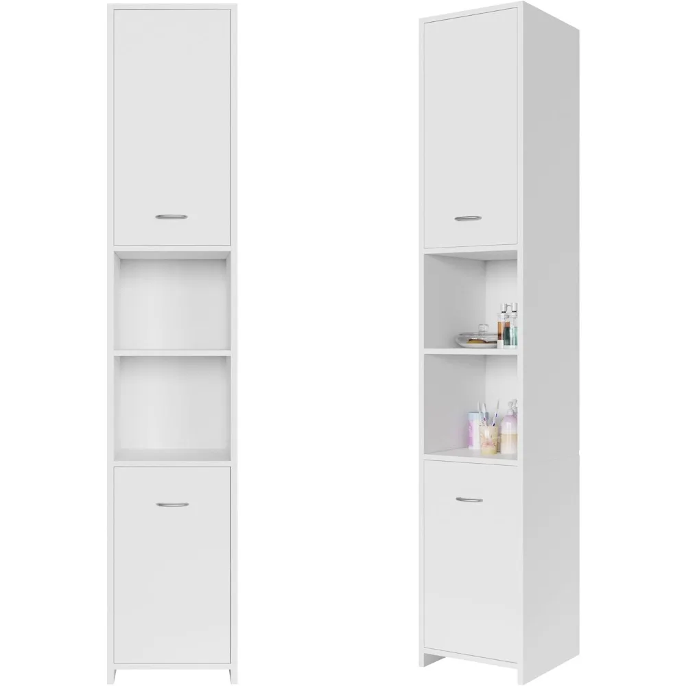 Mobile da bagno con 6 ripiani 180 x 30 x 30 cm Armadio salvaspazio Porta asciugamani Mobili da bagno Mobili salvaspazio