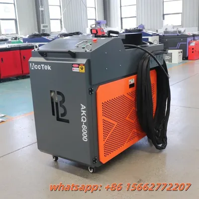 6000W Laser Cleaning Machine Industrial Applications Efficient High Speed Rust and Paint Laser Removing for Heavy Duty Jobs