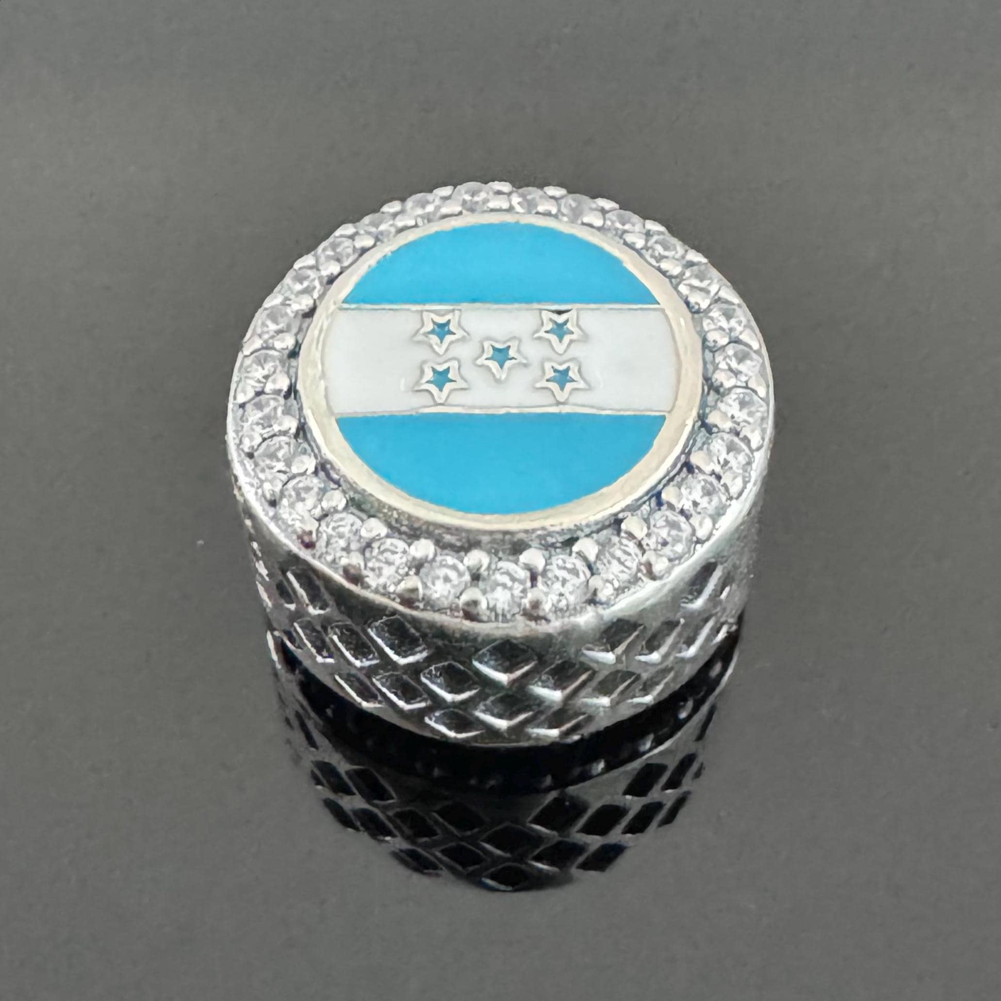 Autentico ciondolo Pandora con bandiera dell'HONDURAS/ciondolo per bracciale da viaggio Pandora/regalo per lei/regalo per la laurea/un vero ciondolo P