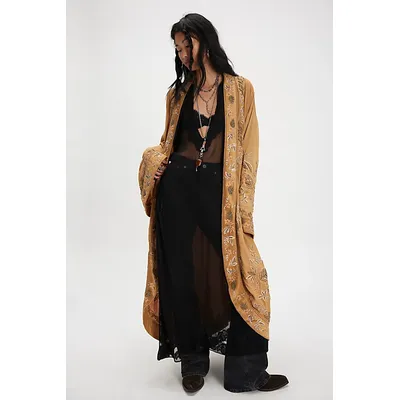 Star Daze Duster Jacket at Free People in Peach, Size: XS