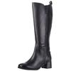 Stiefel MARCO TOZZI "Marco Tozzi Stiefel Leder", Damen, Gr. 37, schwarz, Leder, casual, Schuhe