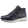 Schnürboots ARA "OSAKA", Damen, Gr. 3,5 (36), blau (dunkelblau), Glattleder, sportlich, Schuhe, mit beidseitigen Reißverschlüssen, G-Weite