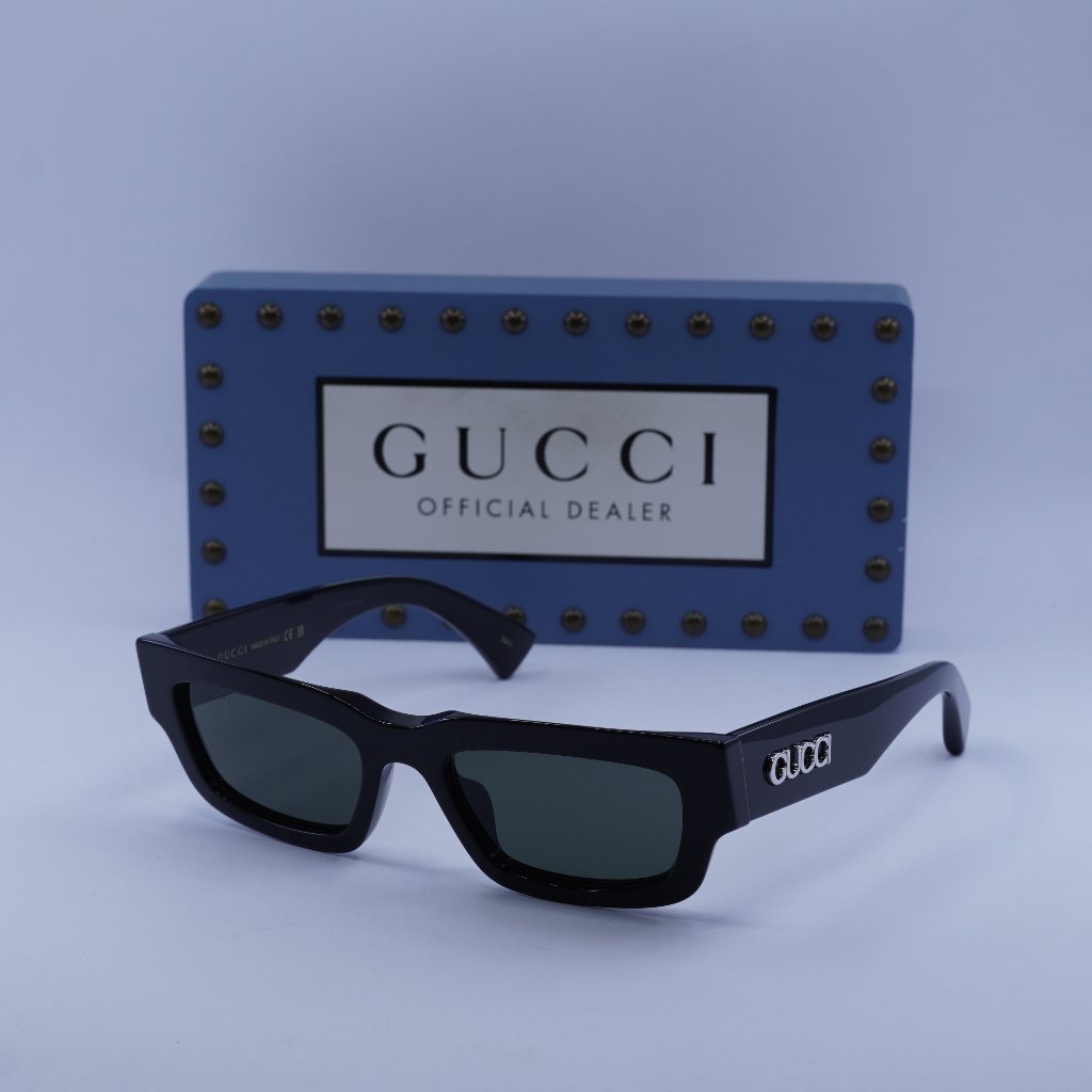 Gucci Accessories | Gucci Gg1838s 001 Cat Eye Sunglasses - Black\Grey | Color: Black/Gray | Size: 52 - 19 - 145