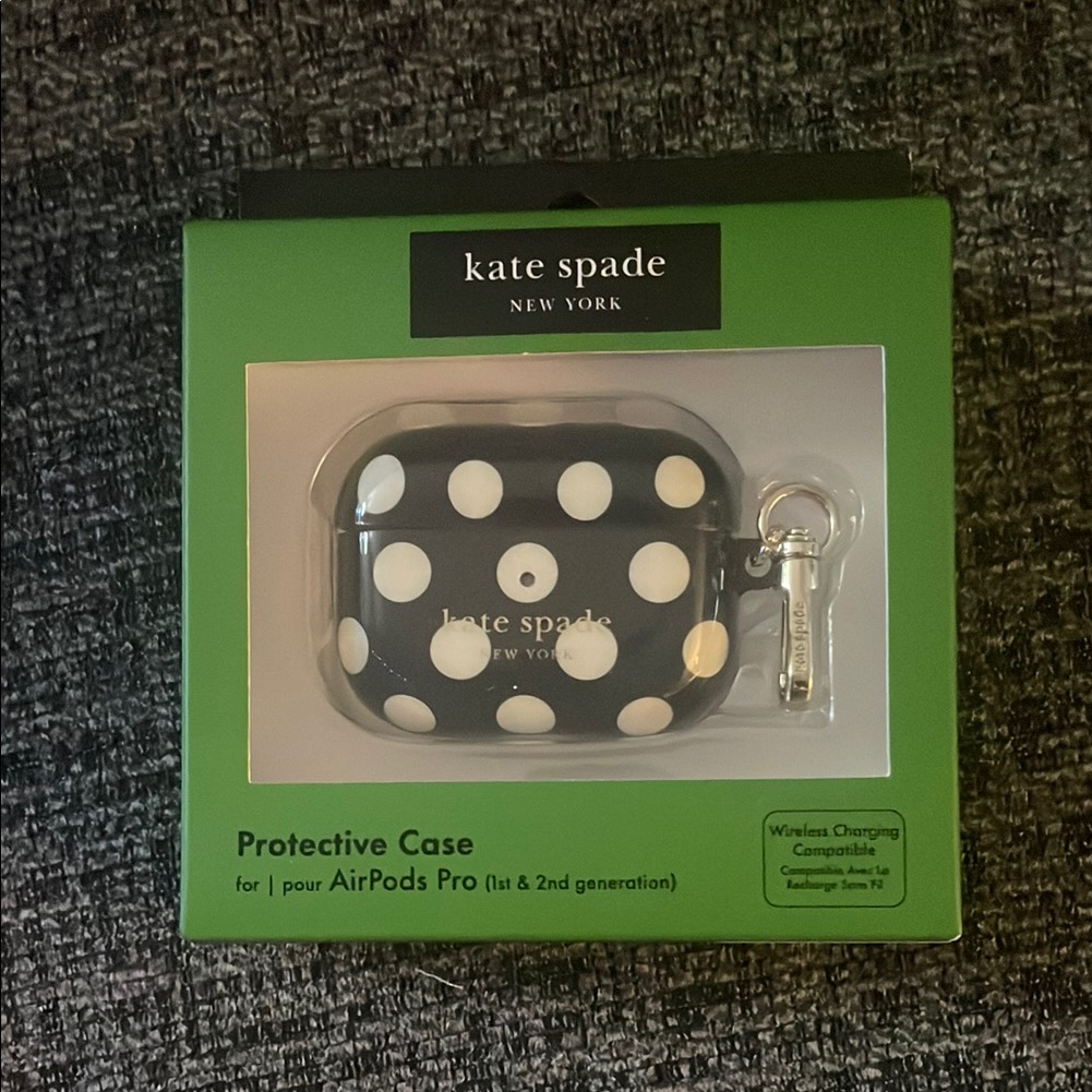 Kate Spade Cell Phones & Accessories | Kate Spade Black And White Polka Dot Case For Cell Phones | Color: Black/White | Size: Os
