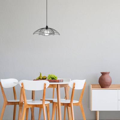 Hängelampe Tel Opviq, dimmbar, schwarz, für Wohn- / Esszimmer, Metall, Pendelleuchte Image