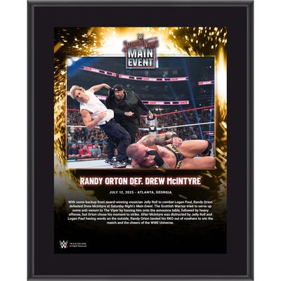 Randy Orton WWE 10,5" x 13" Saturday Night's Main Event am 12. Juli 2025 Sublimierte Plakette Image