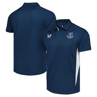 Everton Castore Trainer Presentation Polo - Marineblau Image