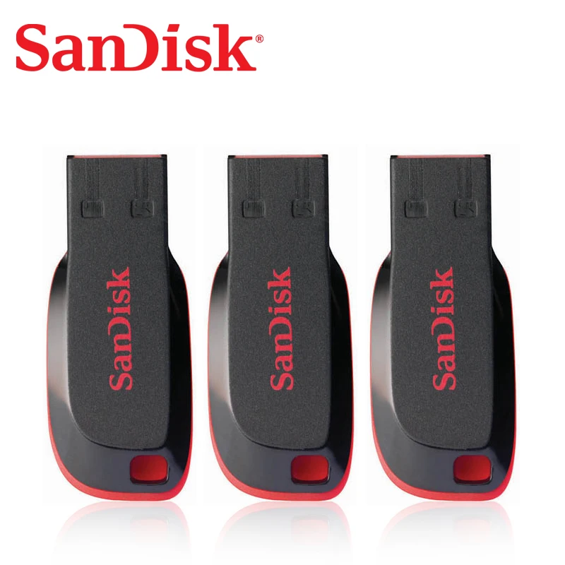 SanDisk USB mini clé USB 64gb 128gb usb 2.0 CZ50 disque flash clé USB mémoire usb 16gb 8gb clé USB clé USB 32gb